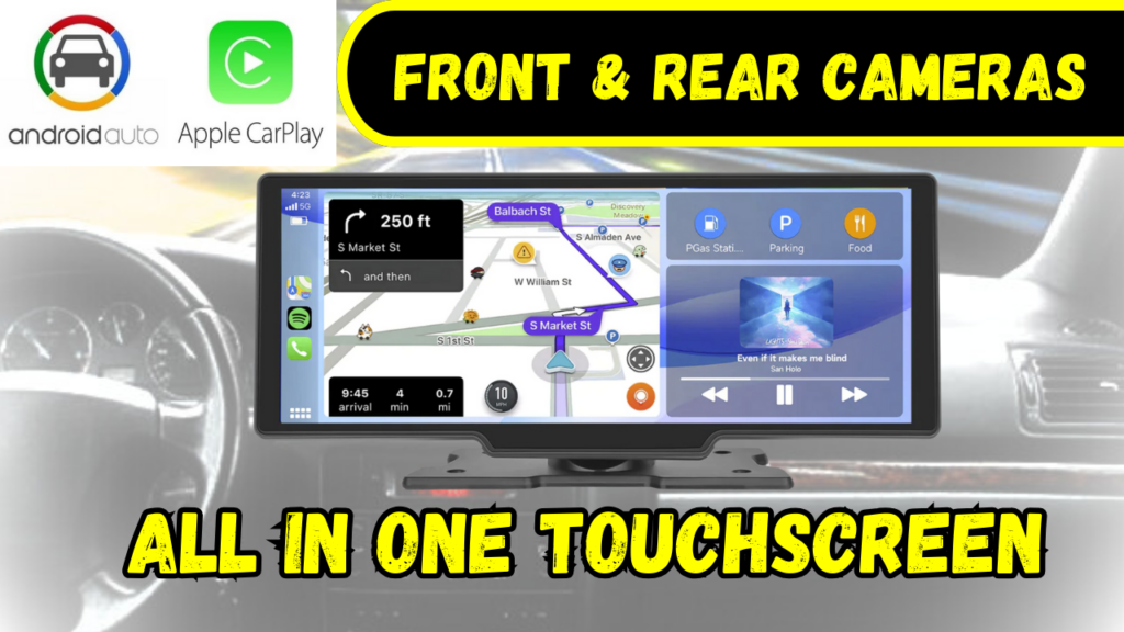 ALL IN ONE? Podofo Dashcam, Wireless Carplay, Android Auto, Backup Camera & Touchscreen Review!