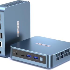 PELADN Mini PC, N95(up to 3.4GHz),16GB DDR4/512GB SSD,Type-C/Dual HD,Mini Desktop Computer, NEW SEALED BOX